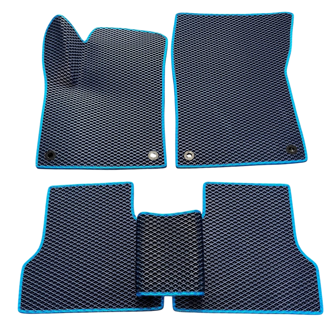 Коврики EVA с 3Д лапой в салон для Jeep Cherokee KL 2013- гг. Синий (2539811301)