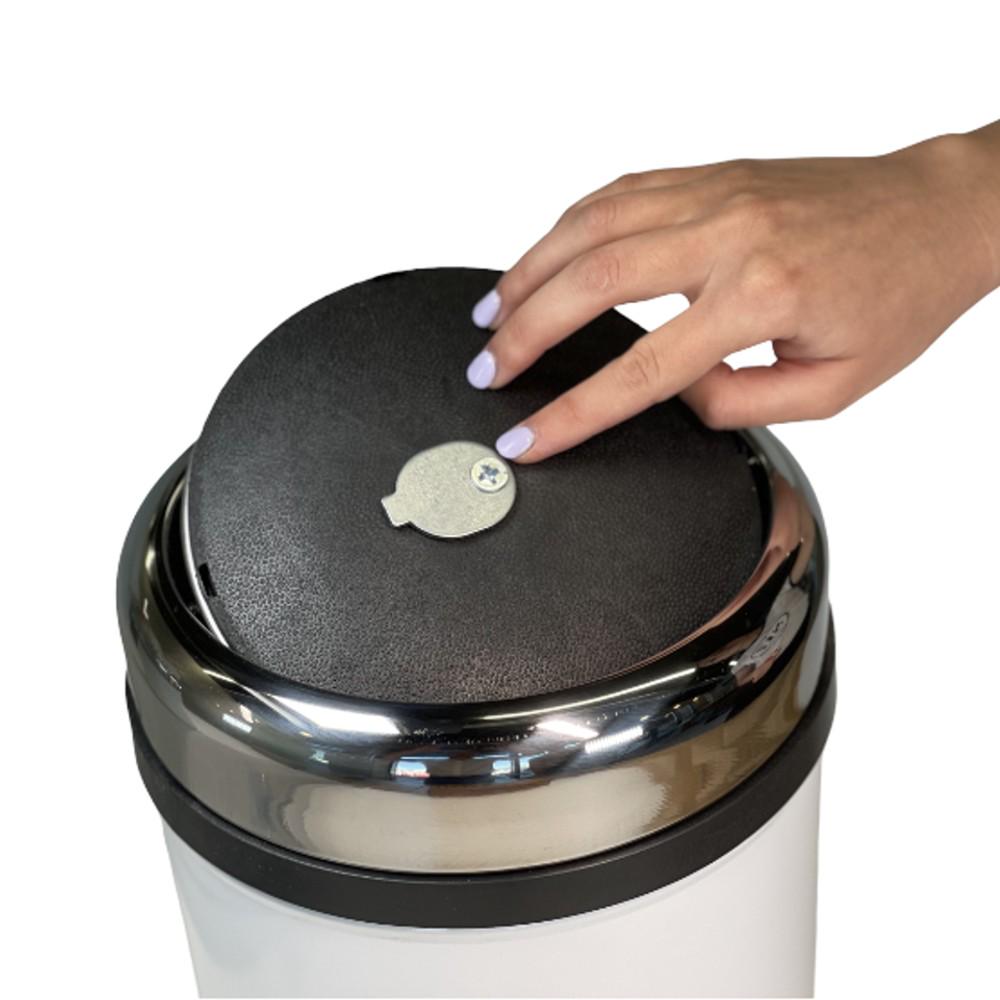 Ведро для мусора с поворотной крышкой MAXIFLOW 8 л Белый (4513.0000В.101.08) - фото 4 Ведро для мусора с поворотной крышкой MAXIFLOW 8 л Белый (4513.0000В.101.08) - фото 4