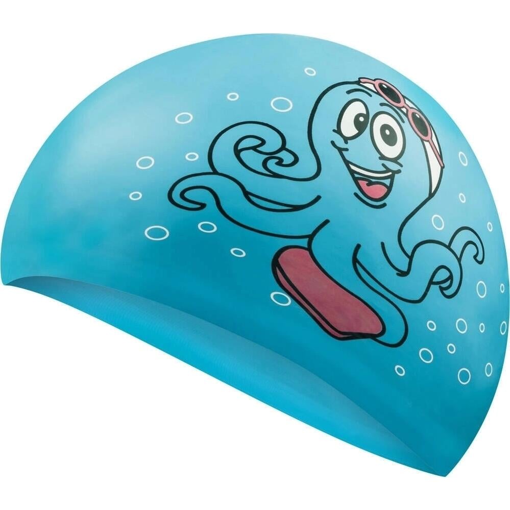 Шапочка для плавания детская Aqua Speed KIDDIE OCTOPUS Голубой (142-Octopus)