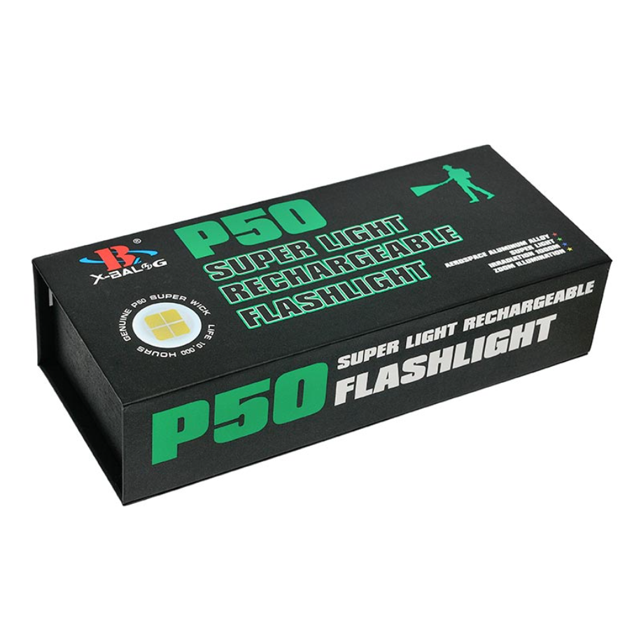 Фонарик XBalog RL-526-P50 Type-C XH P50 LED аккумуляторный Черный - фото 14