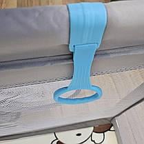 Манеж дитячий розкладний Avko кульки та килимок 120х180 см Grey - фото 2 Манеж дитячий розкладний Avko кульки та килимок 120х180 см Grey - фото 2