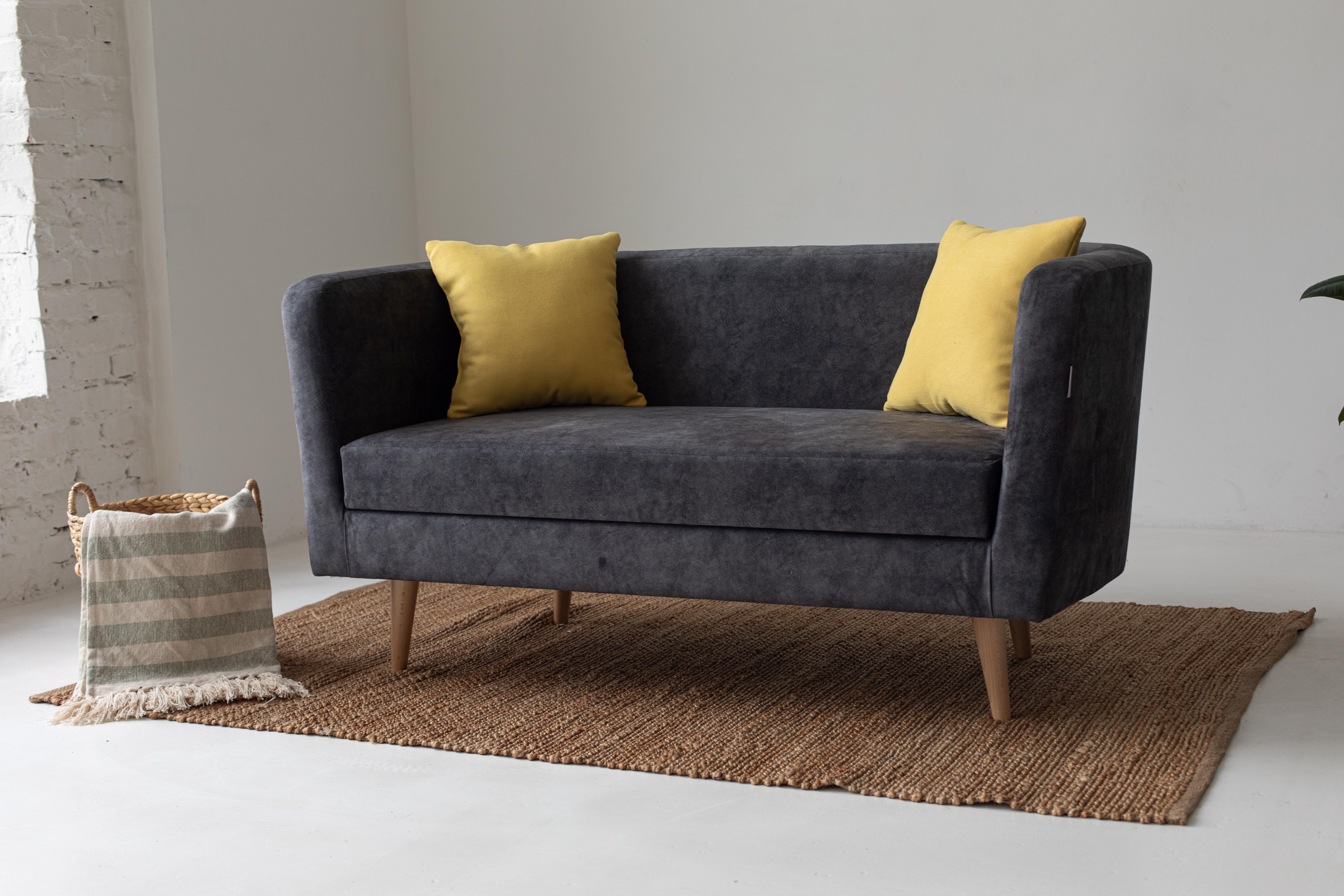 Диван-лавка нераскладной Oslo FABENE Еврокнига Серый - фото 3