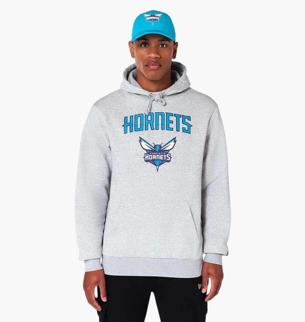 Худі чоловіче New Era HORNETS M Сірий (7d60505427 M)