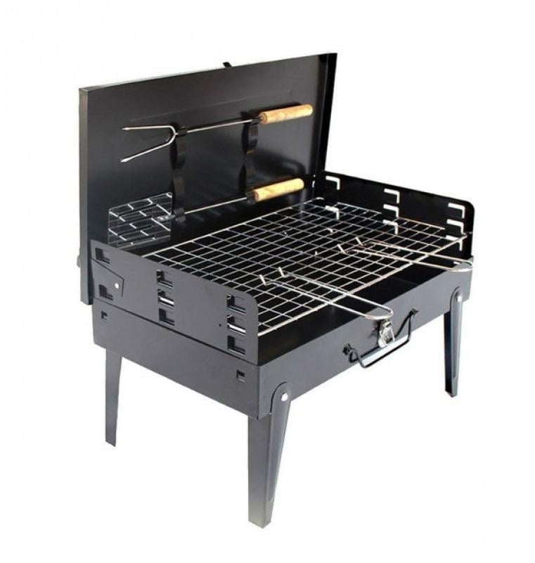 Мангал-кейс розкладний на ніжках з вилкою/лопаткою/решіткою 43х26х47 см (CA-07) Мангал-кейс розкладний на ніжках з вилкою/лопаткою/решіткою 43х26х47 см (CA-07)