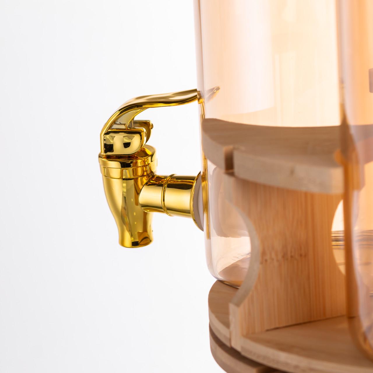 Кувшин на подставке с золотыми кранами 5,5 л - фото 10 Кувшин на подставке с золотыми кранами 5,5 л - фото 10