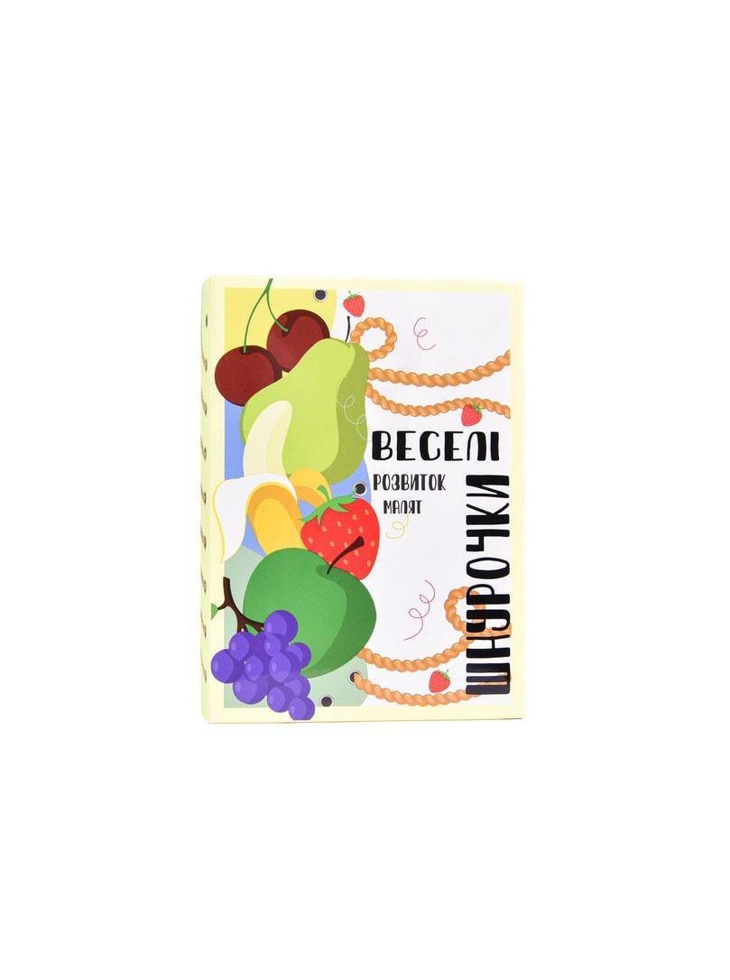 Игра развивающая Strateg шнуровка Веселые шнурочки фрукты (30523)