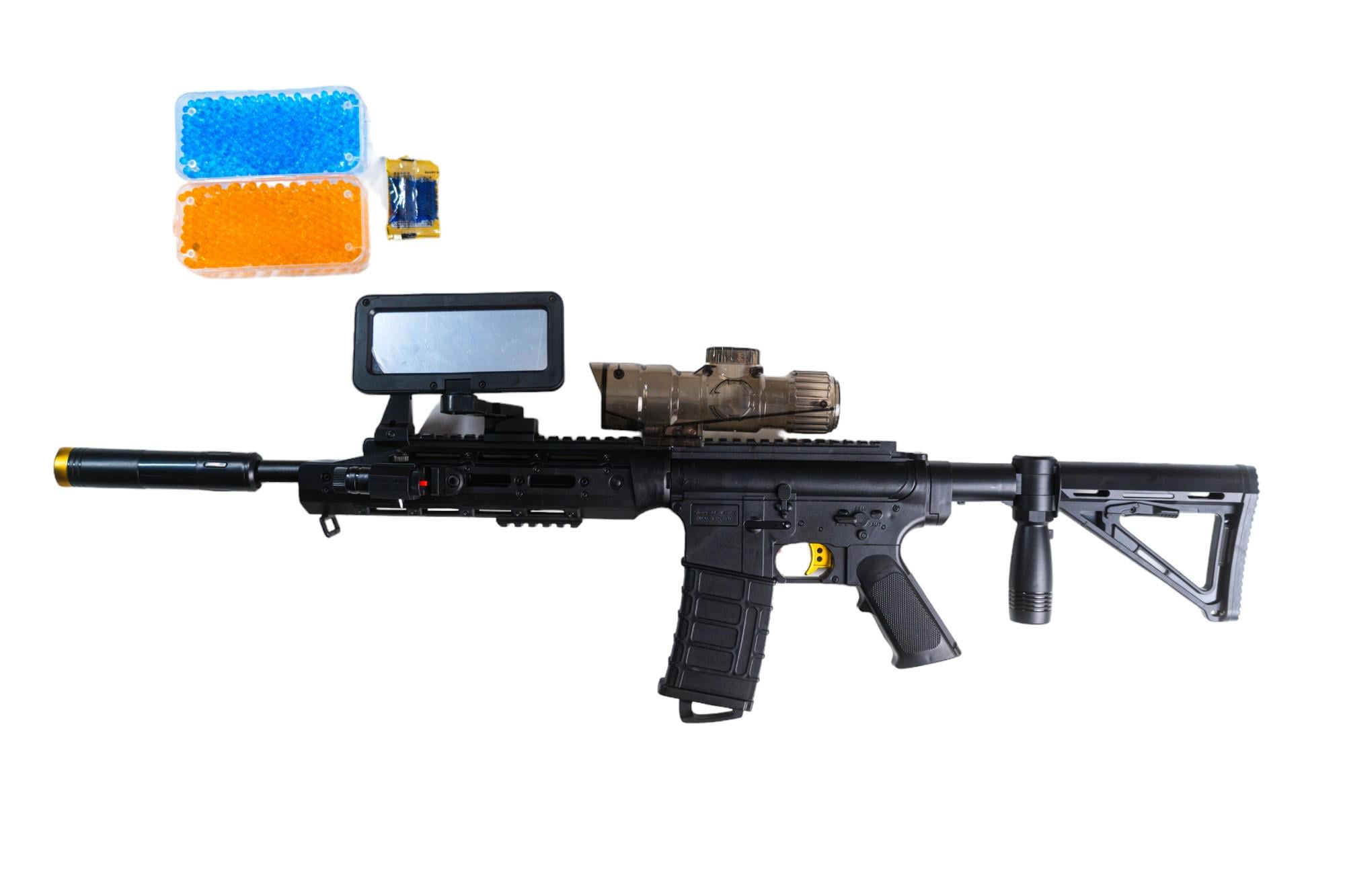 Детское оружие автомат-бластер M416 на орбизах (G970B)