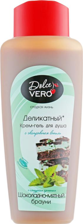 Крем-гель для душа Dolce Verp 330 г Шоколадно-мятный Брауни (103463)