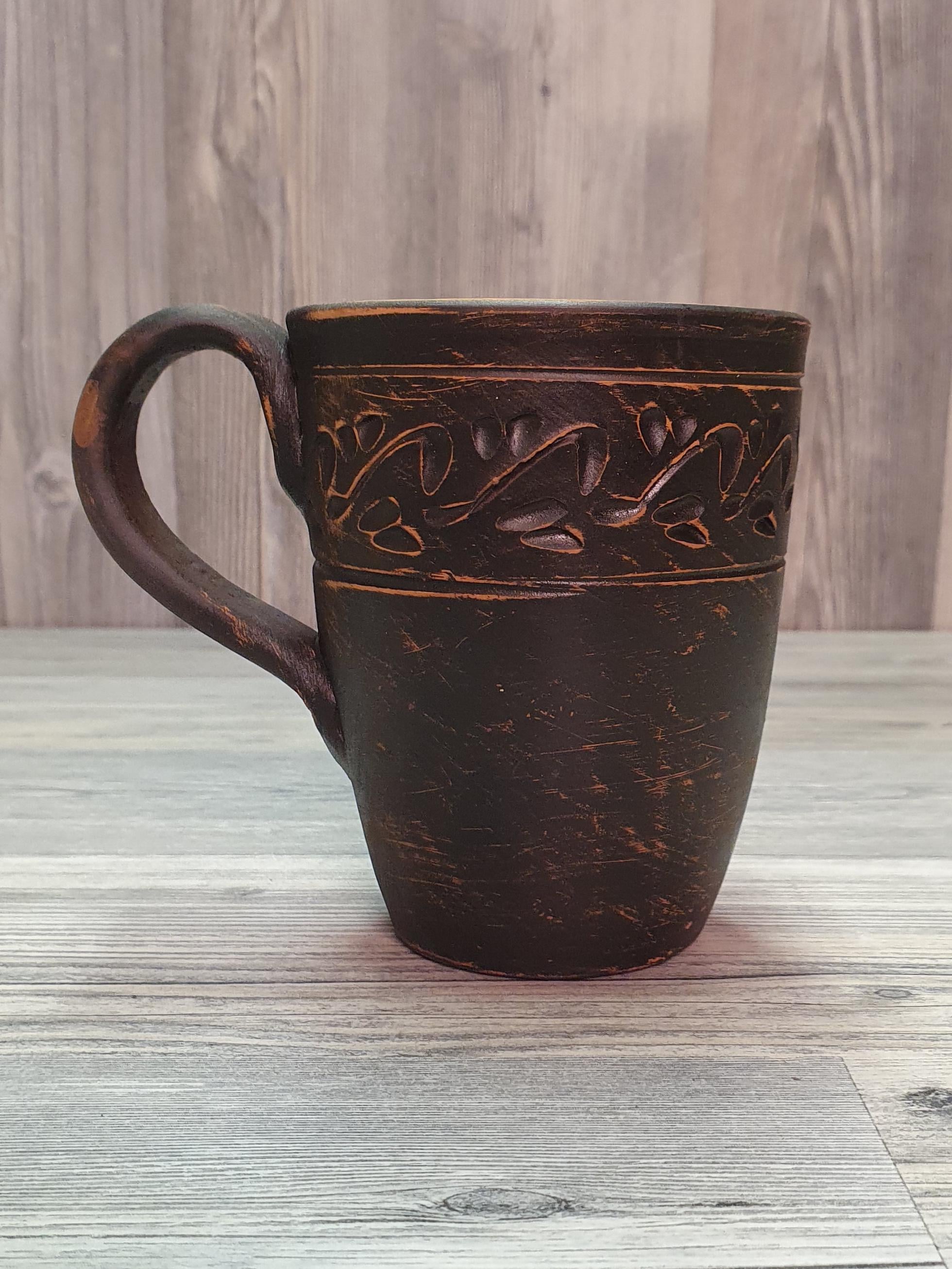 Чашка з червоної глини 300 мл (5309)