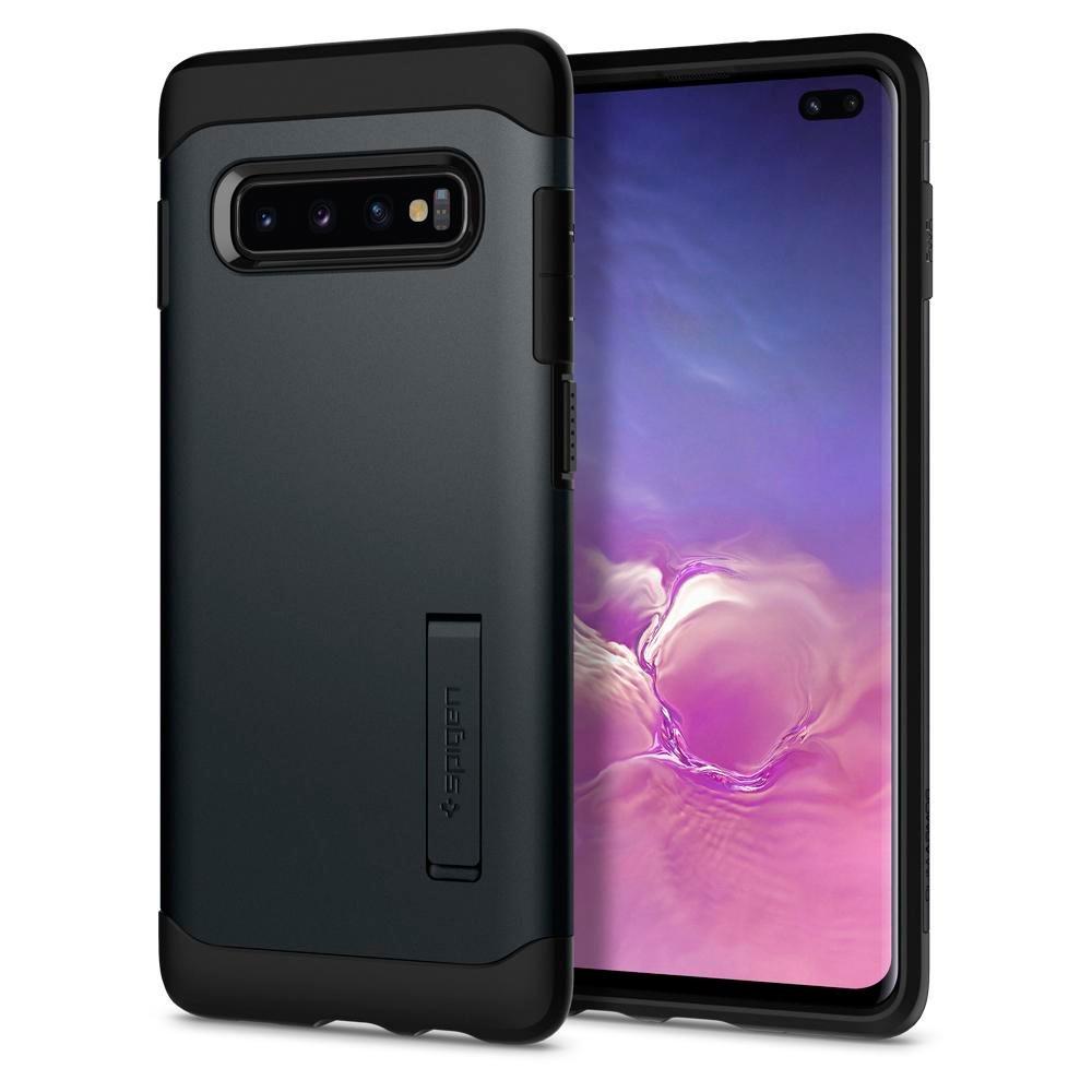 Чехол Spigen Slim Armor для Samsung Galaxy S10 Plus Metal Slate