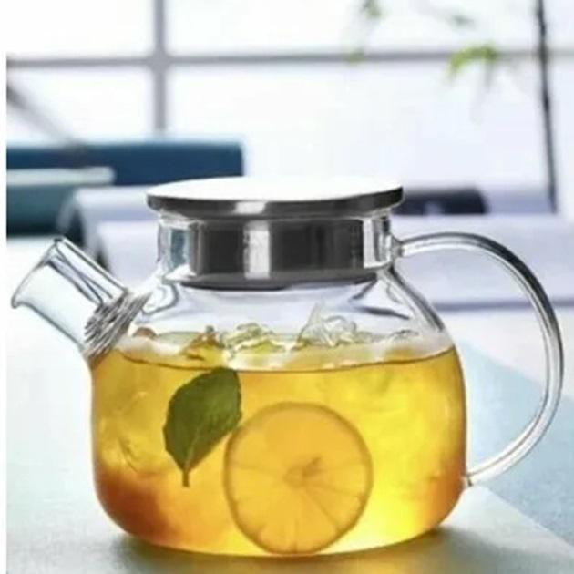 Заварник-графин Stenson R92989 с пружиной-ситом и крышкой 1,0 л (602808) - фото 2 Заварник-графин Stenson R92989 с пружиной-ситом и крышкой 1,0 л (602808) - фото 2