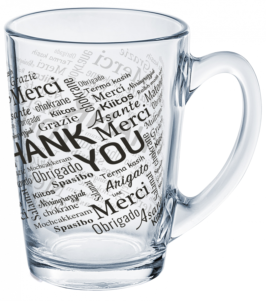 Чашка Luminarc New Morning Thank You 320 мл 6 шт. (67db0c17)