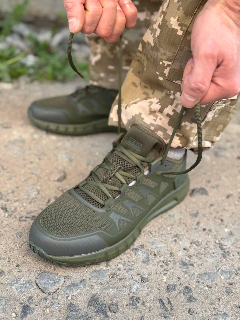 Кросівки літні 4.5.0. р. 45 Олива (0946-45) - фото 2