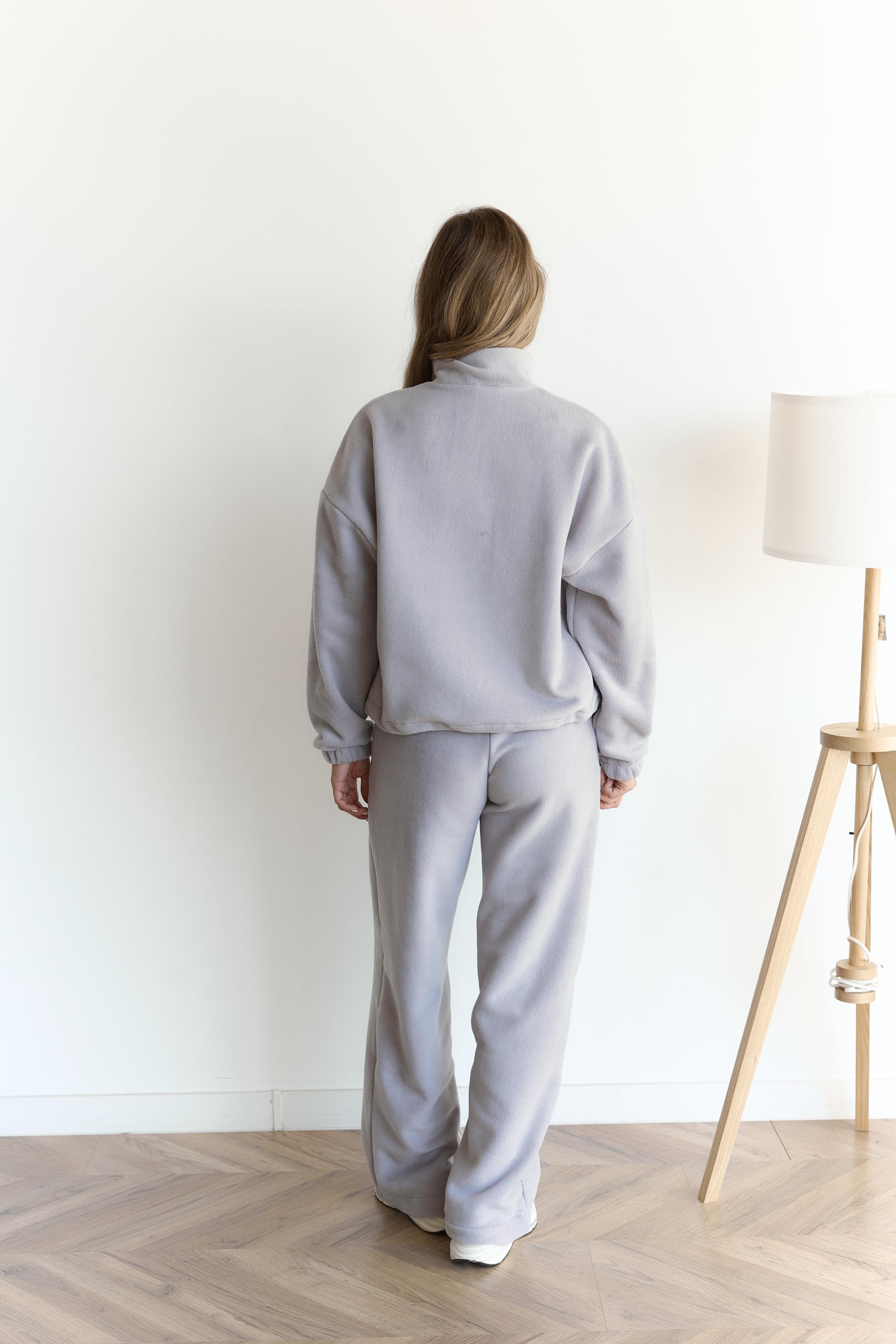 Костюм флісовий FLOW XL/2XL Світло-сірий (10104XLXXL) - фото 4 Костюм флісовий FLOW XL/2XL Світло-сірий (10104XLXXL) - фото 4