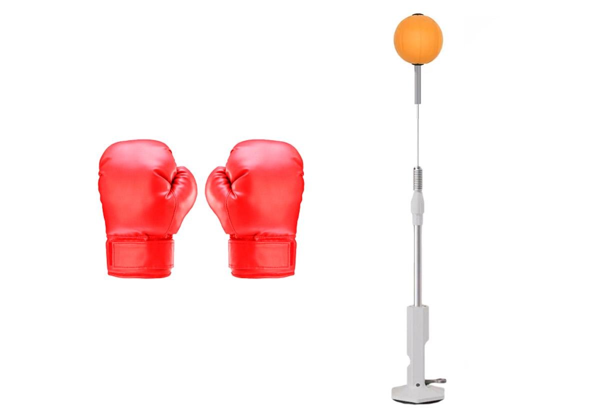 Боксерський набір EasyFit Pro BoxSet груша боксерська/металева стійка/рукавички 130-150 см (EF-0334)