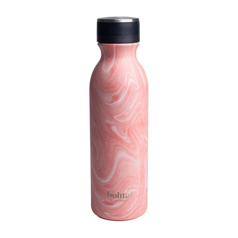Бутылка для воды SmartShake Bohtal Insulated Flask Marble 600 мл Pink (21455-01) - фото 1 Бутылка для воды SmartShake Bohtal Insulated Flask Marble 600 мл Pink (21455-01) - фото 1