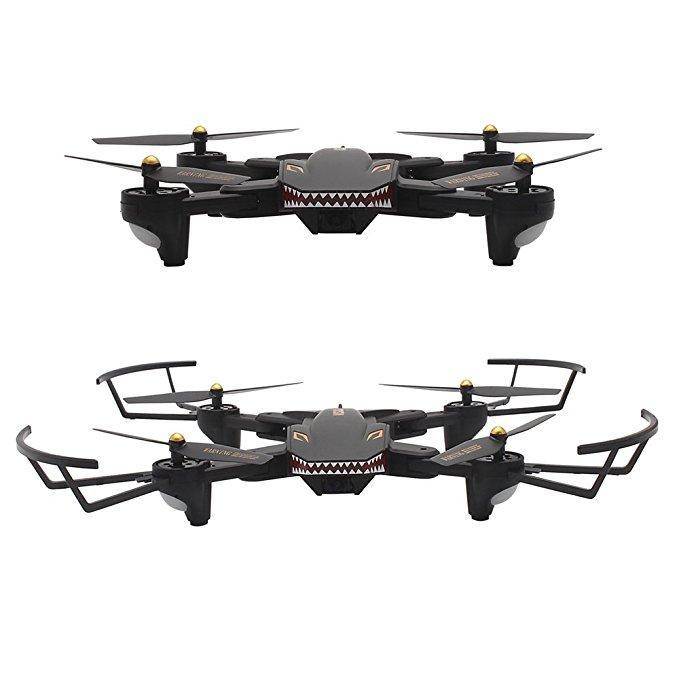 Квадрокоптер VISUO XS809SHW Mini Drone с камерой 2,0 Mp Черный (SUN3448) - фото 7