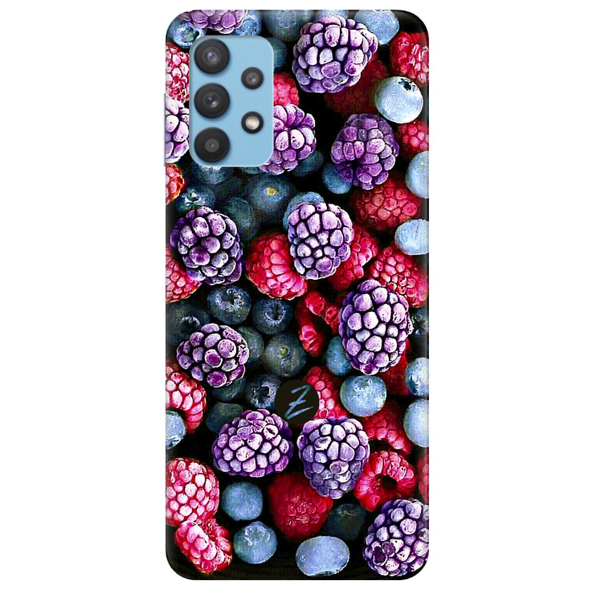 Силиконовый чехол Zorrov для Samsung Galaxy A32 - Frosty berry (15500040099121627) - фото 1