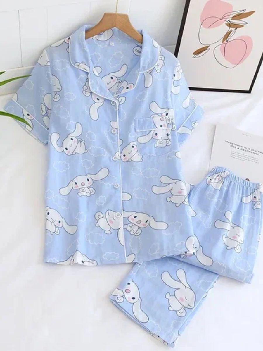 Пижама для девочки подростковая Cinnamoroll 152-160 см Голубой (10316) - фото 5