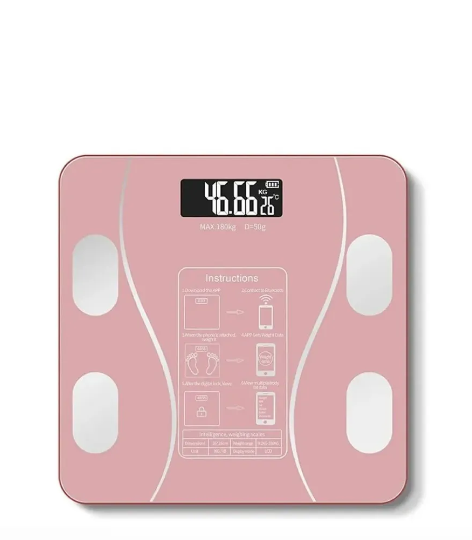Ваги електронні підлогові до 180 кг дисплеєм Bluetooth (A5250)