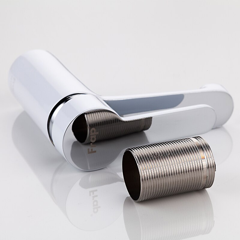 Смеситель для умывальника Frap F1041 Белый/Хром (1033657) - фото 3