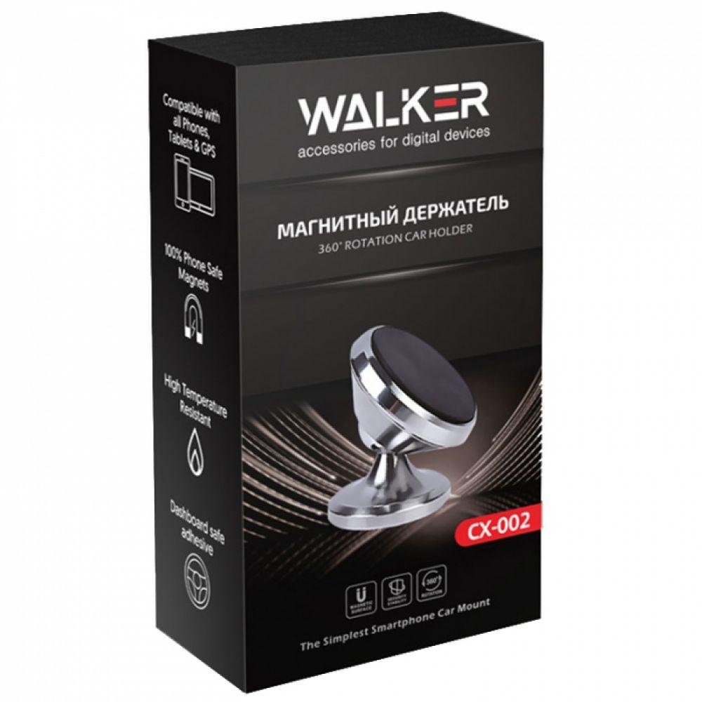 Автодержатель для телефона магнитный Walker CX-002 Black - фото 2