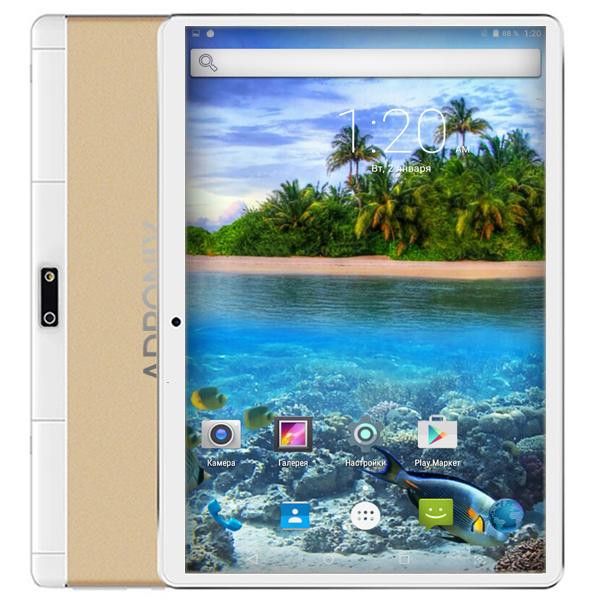 Планшет-телефон Adronix MT232 3G 2/32GB Gold с чехлом-книжкой (17640245) - фото 3