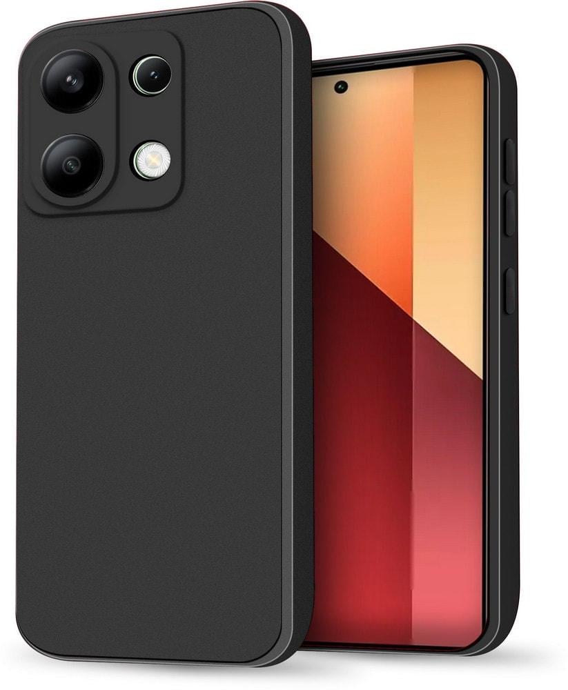 Силиконовый чехол HardCorner Xiaomi Redmi Note 13 Pro (с микрофиброй) Black (35426-2B)