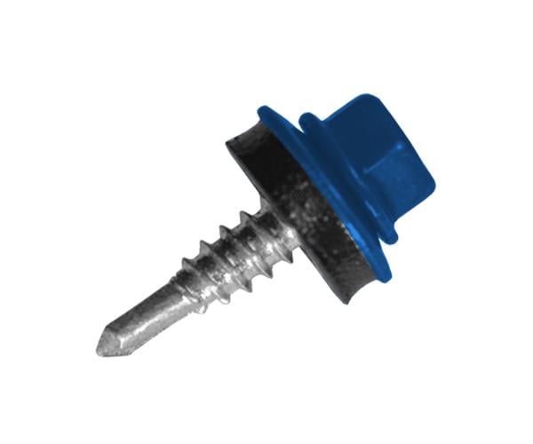 Саморез кровельный по металлу с шайбой EPDM MAXPRO 4,8х19 мм 250 шт. RAL-5005 (SDSM-48195005) - фото 1 Саморез кровельный по металлу с шайбой EPDM MAXPRO 4,8х19 мм 250 шт. RAL-5005 (SDSM-48195005) - фото 1