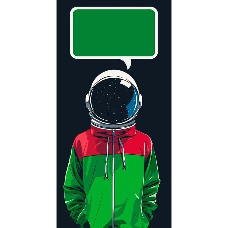 Листівка за номерами ART CRAFT Ко смонавт 40х80 см (16116-AC)