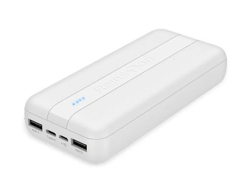 Повербанк Reinston EPB028 USB-C 2 XUSB 20000 mAh Білий - фото 1