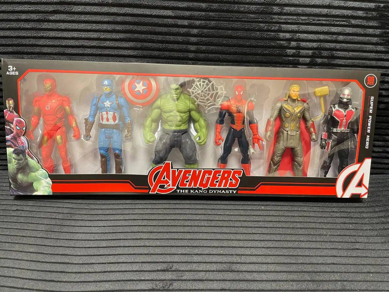 MARVEL アベンジャーズ ᐉ Набор фигурок Marvel Железный человек/Капитан Америка/Халк