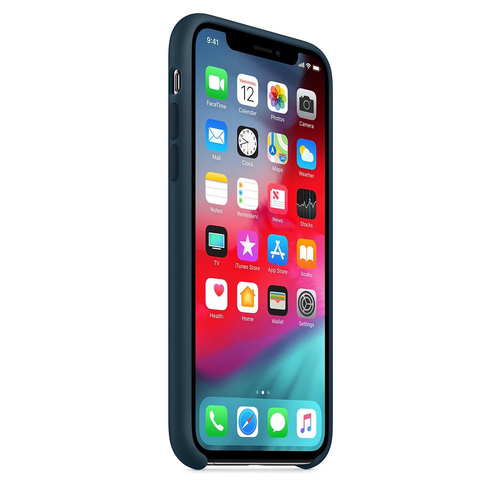 Чехол-накладка Apple Silicone Case for iPhone Xs, Pacific Green (HC)