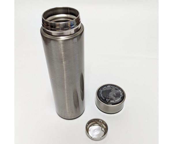 Термос с индикатором температуры металлик 500 мл (1053) Термос с индикатором температуры металлик 500 мл (1053)