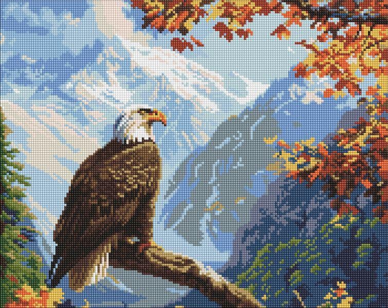 Алмазная мозаика Ideyka Вершинный страж 40x50 см (Id-AMO8078)