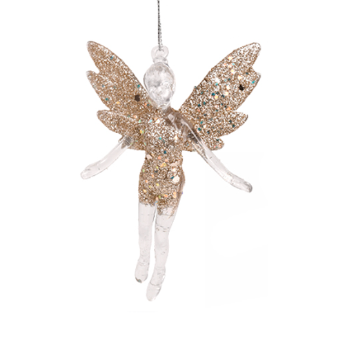Підвіска новорічна Stenson 13 см Gold (R96272)