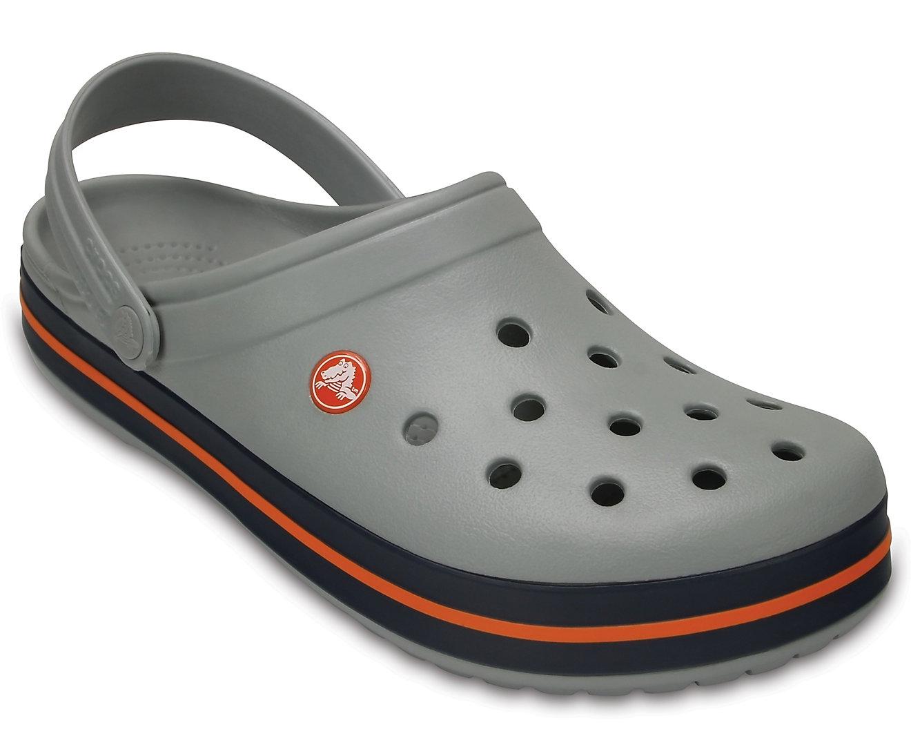 Сабо Crocs Crocband Light M4W6 р. 46 Grey/Navy - фото 2