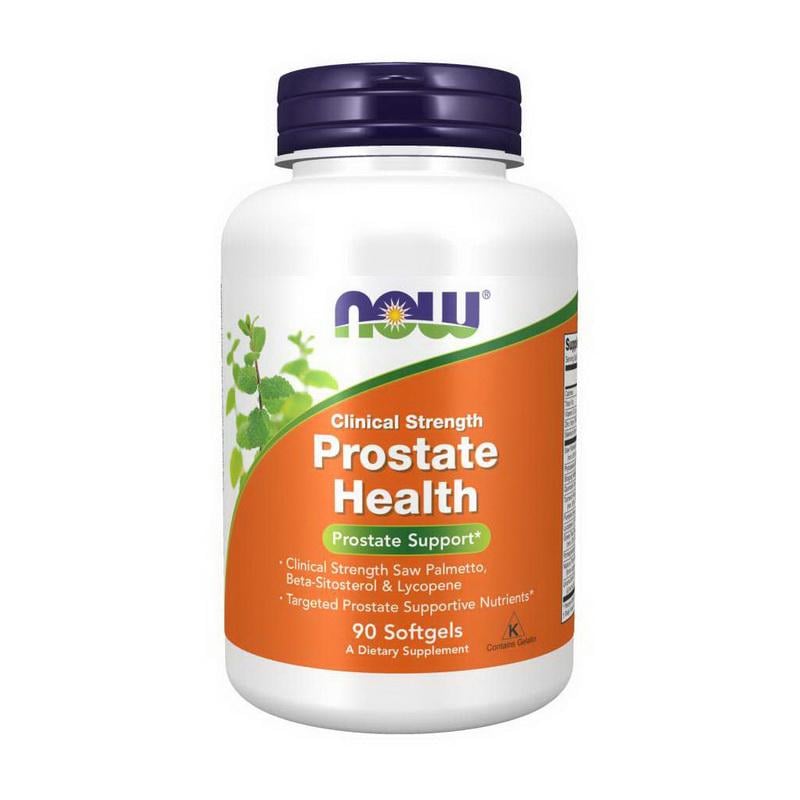 Комплекс для простаты с пальметто и ликопином NOW Prostate Health 90 мягких капс.