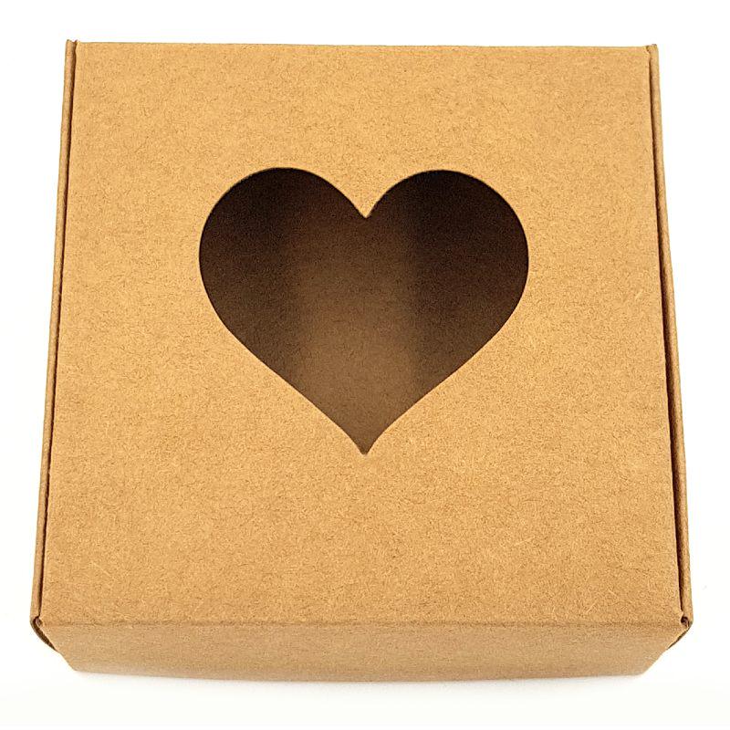 Коробочка картонна Серце 7,7 см (279)
