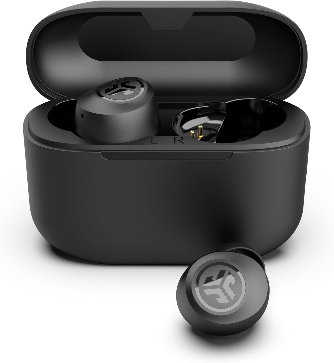 Наушники беспроводные JLab Go Air Pop+ Bluetooth 5.3 до 35 часов работы EQ3 Sound Be Aware IPX4 Черный (SKU-545)