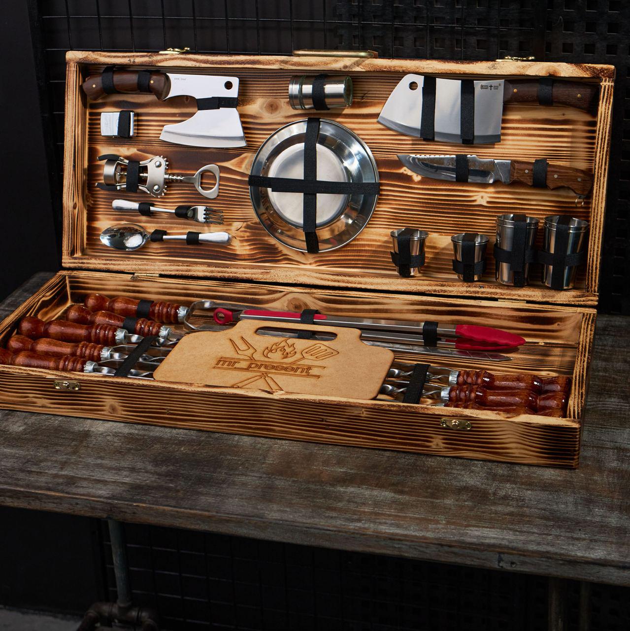 Набор шампуров Максимус Plus в кейсе XL