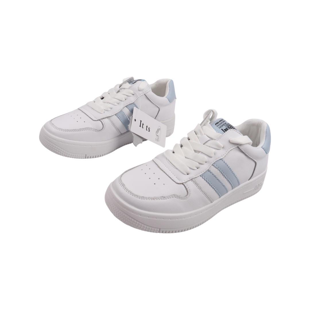 Кеди жіночі Fashion зі шкіри Білий (31-22DTS 40) - фото 5 Кеди жіночі Fashion зі шкіри Білий (31-22DTS 40) - фото 5