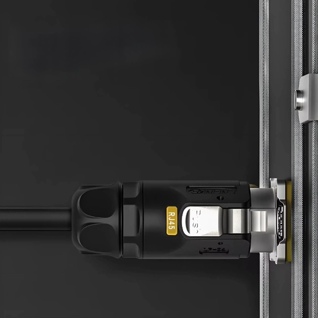 Герметичный разъем Cnlinko RJ-45 LP-24 штекер+розетка (57055) - фото 9