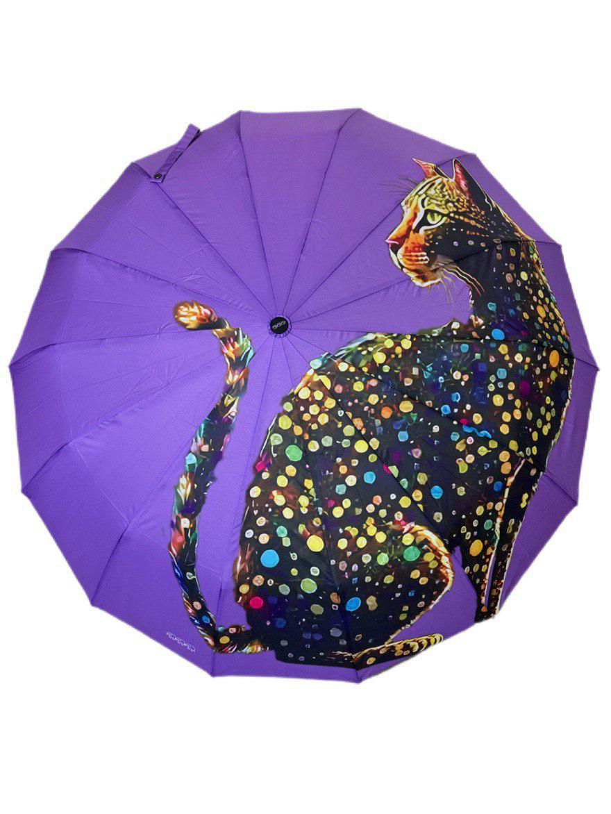 Парасолька жіноча автоматична Три Слона 14 спиць антивітер (7520)