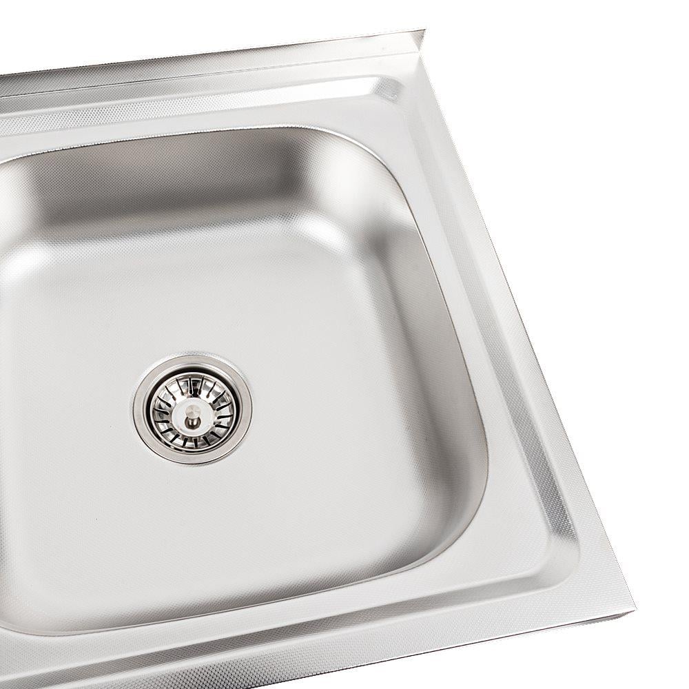 Мойка кухонная из нержавеющей стали Valeso декор 8050 R 0,7/160 мм - фото 3 Мойка кухонная из нержавеющей стали Valeso декор 8050 R 0,7/160 мм - фото 3