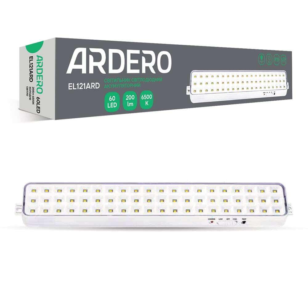 Светильник аккумуляторный ARDERO EL121ARD 4 Вт 6500K (14549)