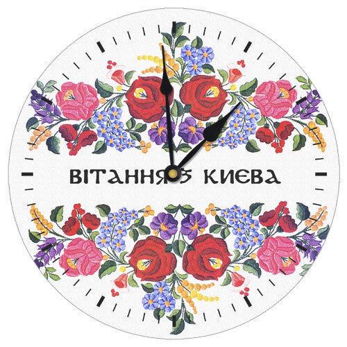 Часы настенные круглые Presentville 36 см (CHR K KIE008)