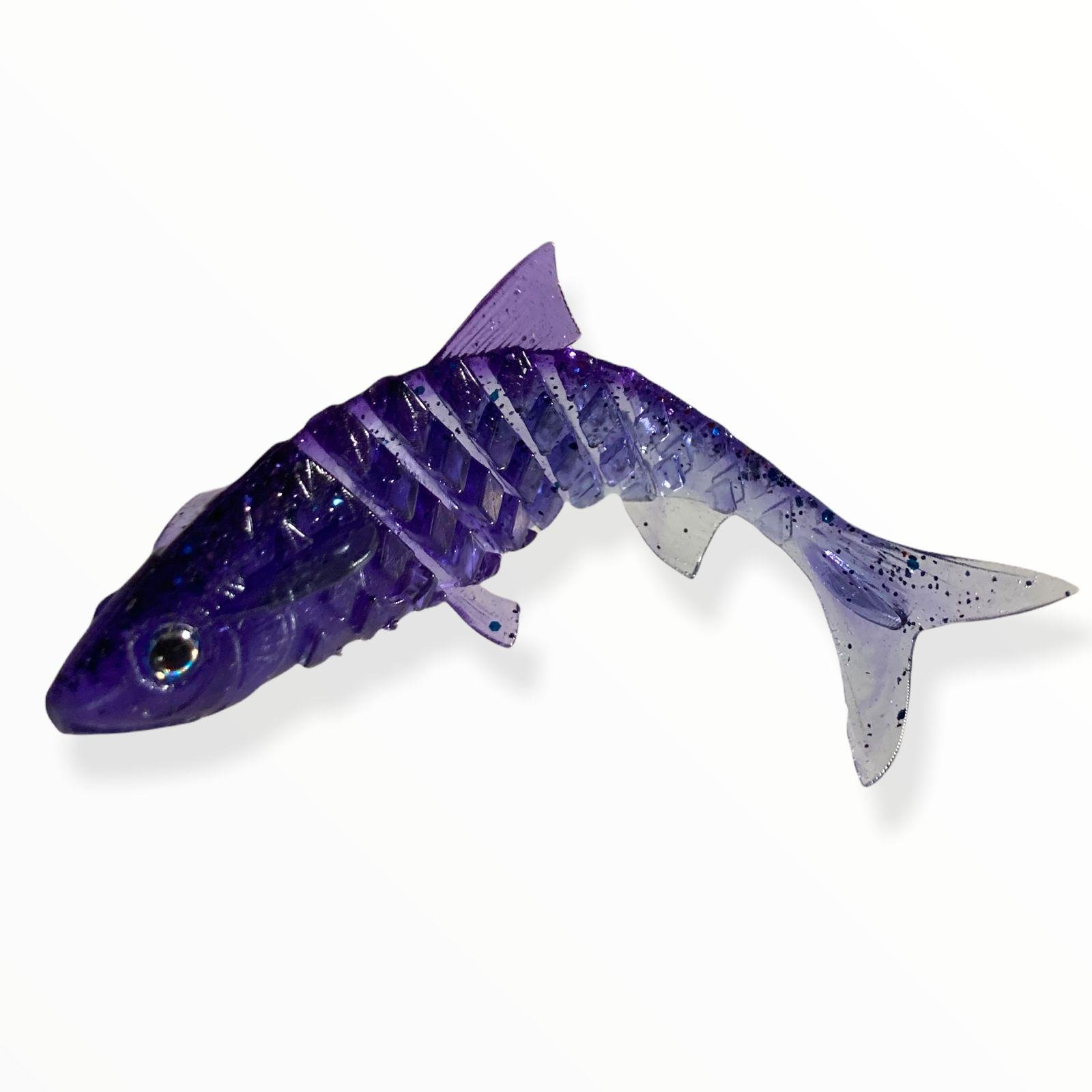 Приманки Big Baits Chebak 3D речная серия 4,0" 2 шт. # 109 Dark Violet (2406109)