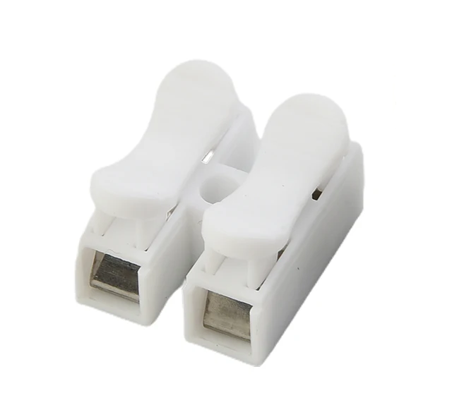 Колодка клеммная самозажимная 10A 2pin-2pin 250 Вт (28508) Колодка клеммная самозажимная 10A 2pin-2pin 250 Вт (28508)