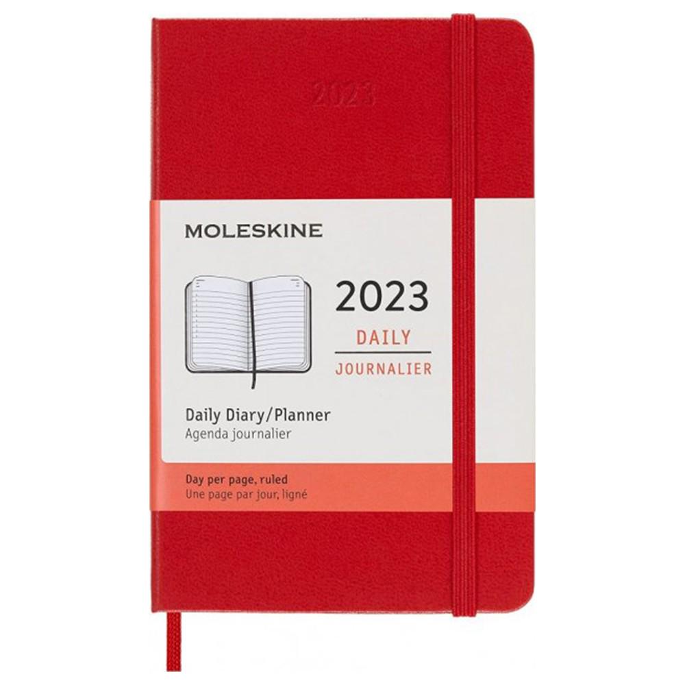 Ежедневник Moleskine 2023 карманный Красный (DHF212DC2Y23)